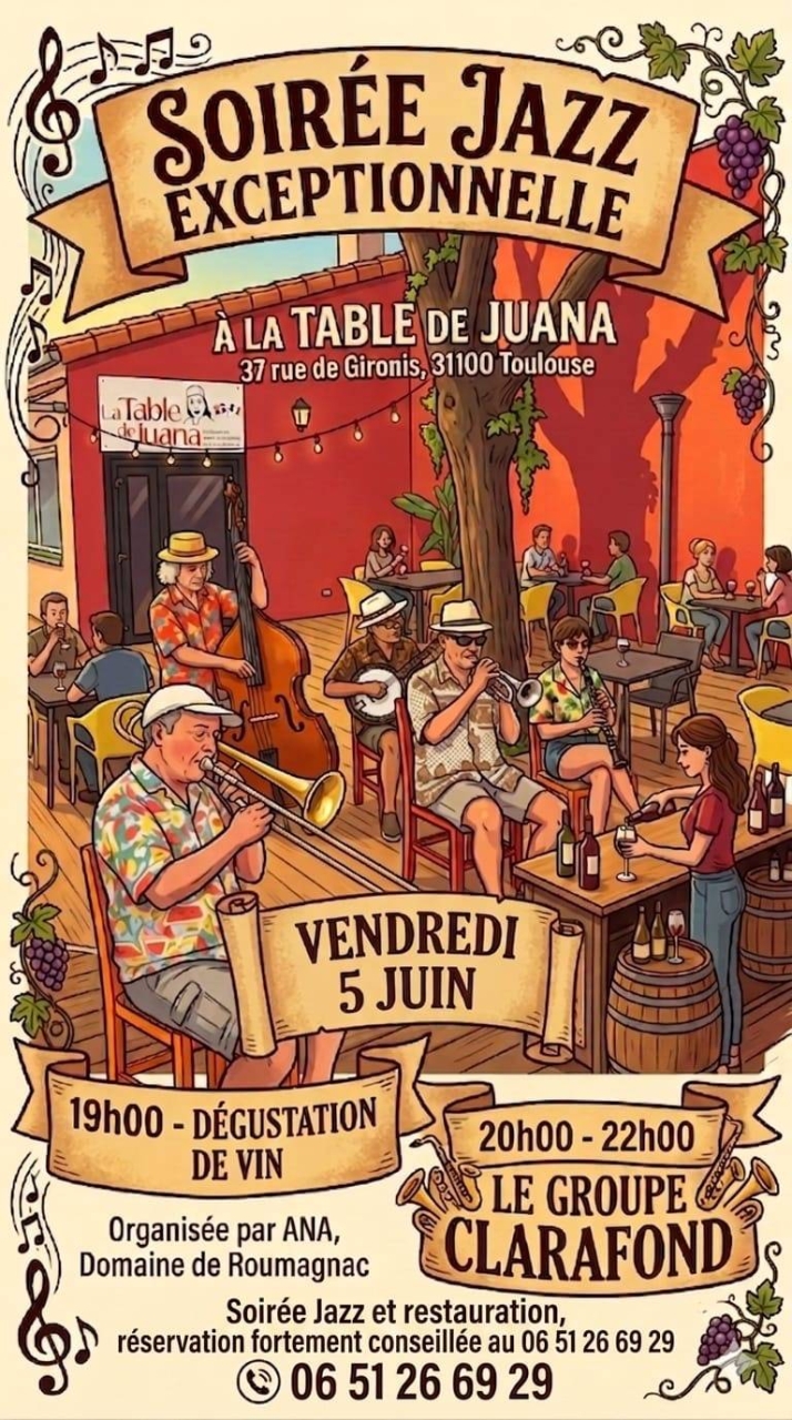 évènements - La Table De Juana - restaurant TOULOUSE - Restaurant Ramonville Saint Agne - restaurant TOULOUSE